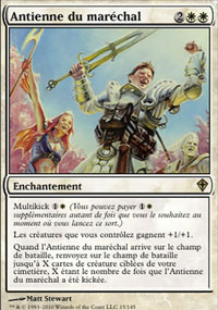 MTG [FR] WWK (FOIL) 015 ANTIENNE DU MARECHAL (ENCHANTEMENT)
