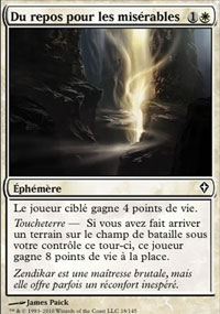 MTG [FR] WWK 018 DU REPOS POUR LES MISERABLES (ÉPHEMERE)