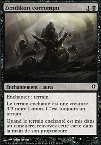 MTG [FR] WWK 055 ZENDIKON CORROMPU (ENCHANTEMENT : AURA)