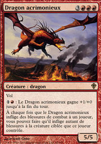 MTG [FR] WWK 085 DRAGON ACRIMONIEUX (CREATURE : DRAGON)