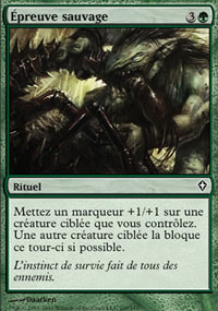 MTG [FR] WWK 100 ÉPREUVE SAUVAGE (RITUEL)