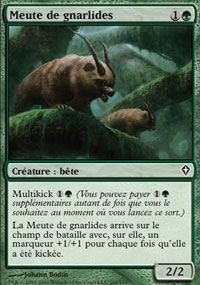 MTG [FR] WWK (FOIL) 101 MEUTE DE GNARLIDES (CREATURE : BETE)