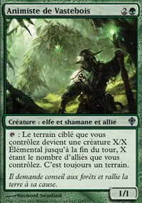 MTG [FR] WWK 116 ANIMISTE DE VASTEBOIS (CREATURE : ELFE ET SHAMANE ET ALLIE)