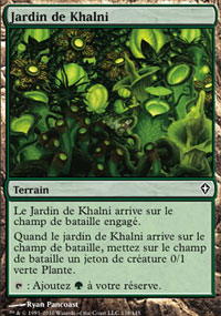 MTG [FR] WWK (FOIL) 138 JARDIN DE KHALNI (TERRAIN)