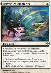MTG [FR] ZEN 004 BRAVER LES ELEMENTS (ÉPHEMERE)
