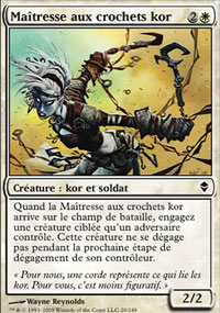 MTG [FR] ZEN 020 MAITRESSE AUX CROCHETS KOR (CREATURE : KOR ET SOLDAT)