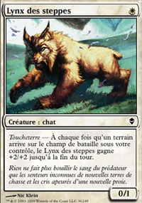 MTG [FR] ZEN 036 LYNX DES STEPPES (CREATURE : CHAT)