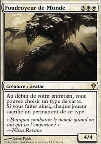 MTG [FR] ZEN 039 FOUDROYEUR DE MONDE (CREATURE : AVATAR)