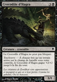 MTG [FR] ZEN 094 CROCODILE D'HAGRA (CREATURE : CROCODILE)