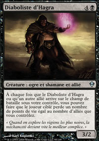 MTG [FR] ZEN 095 DIABOLISTE D'HAGRA (CREATURE : OGRE ET SHAMANE ET ALLIE)