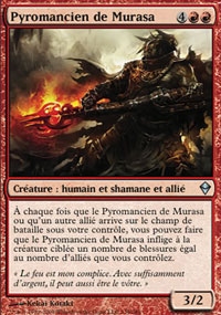 MTG [FR] ZEN 139 PYROMANCIEN DE MURASA (CREATURE : HUMAIN ET SHAMANE ET ALLIE)