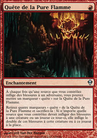 MTG [FR] ZEN 144 QUETE DE LA PURE FLAMME (ENCHANTEMENT)