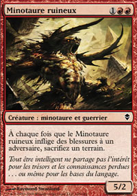 MTG [FR] ZEN 145 MINOTAURE RUINEUX (CREATURE : MINOTAURE ET GUERRIER)
