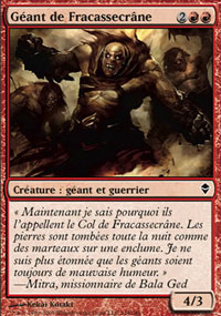 MTG [FR] ZEN 148 GEANT DE FRACASSECRANE (CREATURE : GEANT ET GUERRIER)