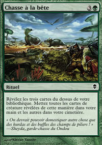 MTG [FR] ZEN 158 CHASSE A LA BETE (RITUEL)