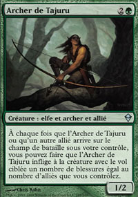 MTG [FR] ZEN 185 ARCHER DE TAJURU (CREATURE : ELFE ET ARCHER ET ALLIE)