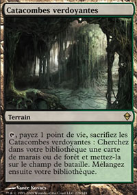 MTG [FR] ZEN 229 CATACOMBES VERDOYANTES (TERRAIN)