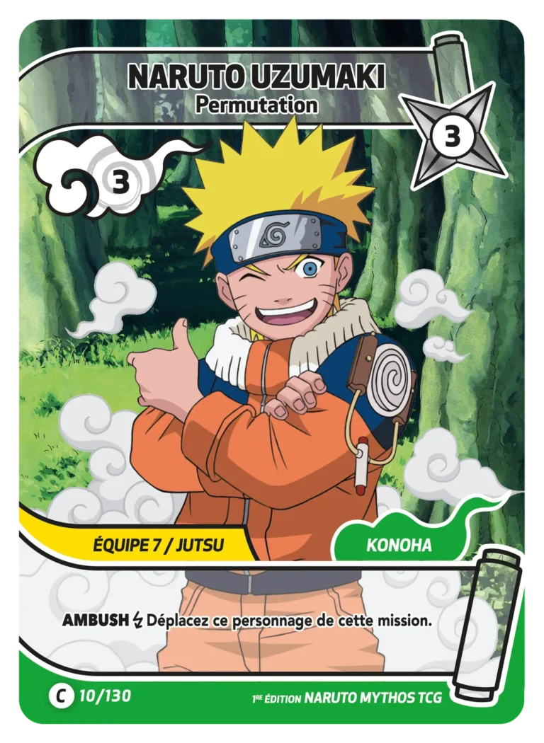 NAR ED1 [FR] W01 (FULL) 010 NARUTO UZUMAKI - PERMUTATION (COMMUNE)