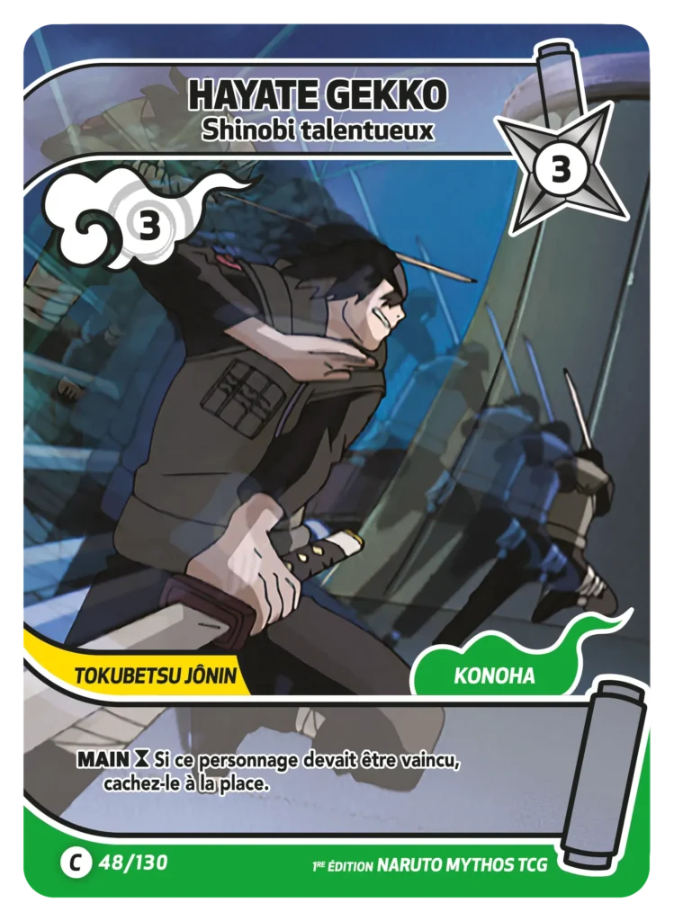NAR ED1 [FR] W01 (FULL) 048 HAYATE GEKKO - SHINOBI TALENTUEUX (COMMUNE)