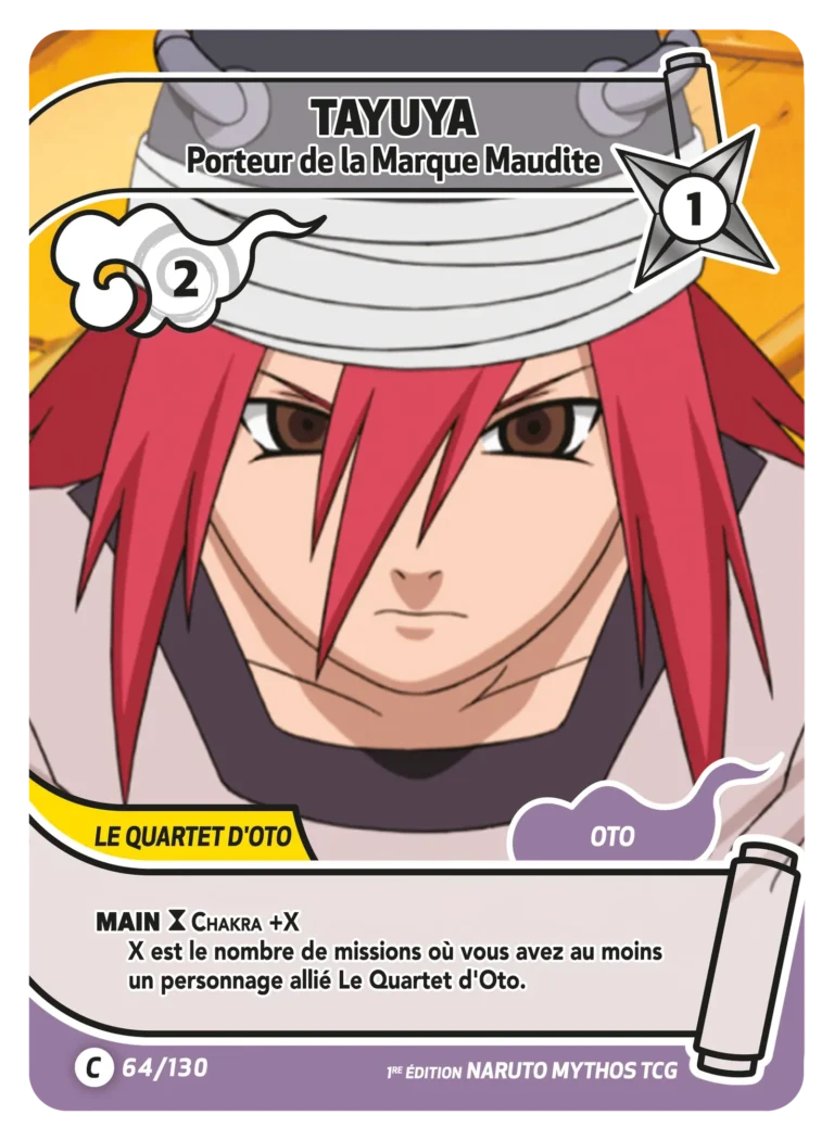 NAR ED1 [FR] W01 (FULL) 064 TAYUYA - PORTEUR DE LA MARQUE MAUDITE (COMMUNE)