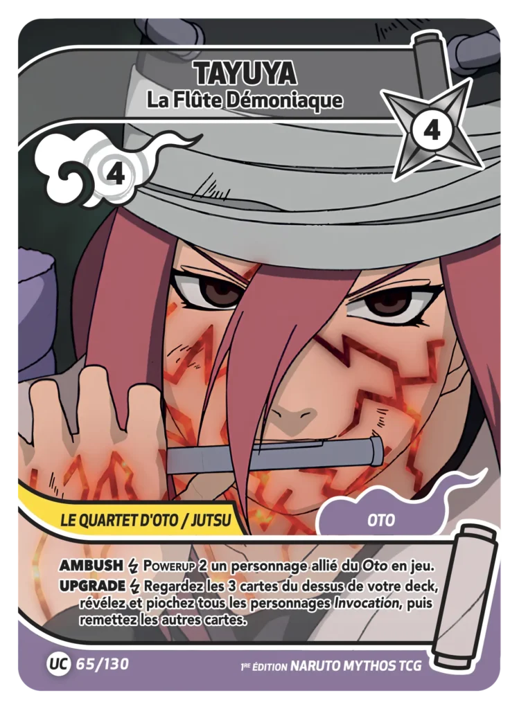 NAR ED1 [FR] W01 (FULL) 065 TAYUYA - LA FLUTE DEMONIAQUE (UNCO)