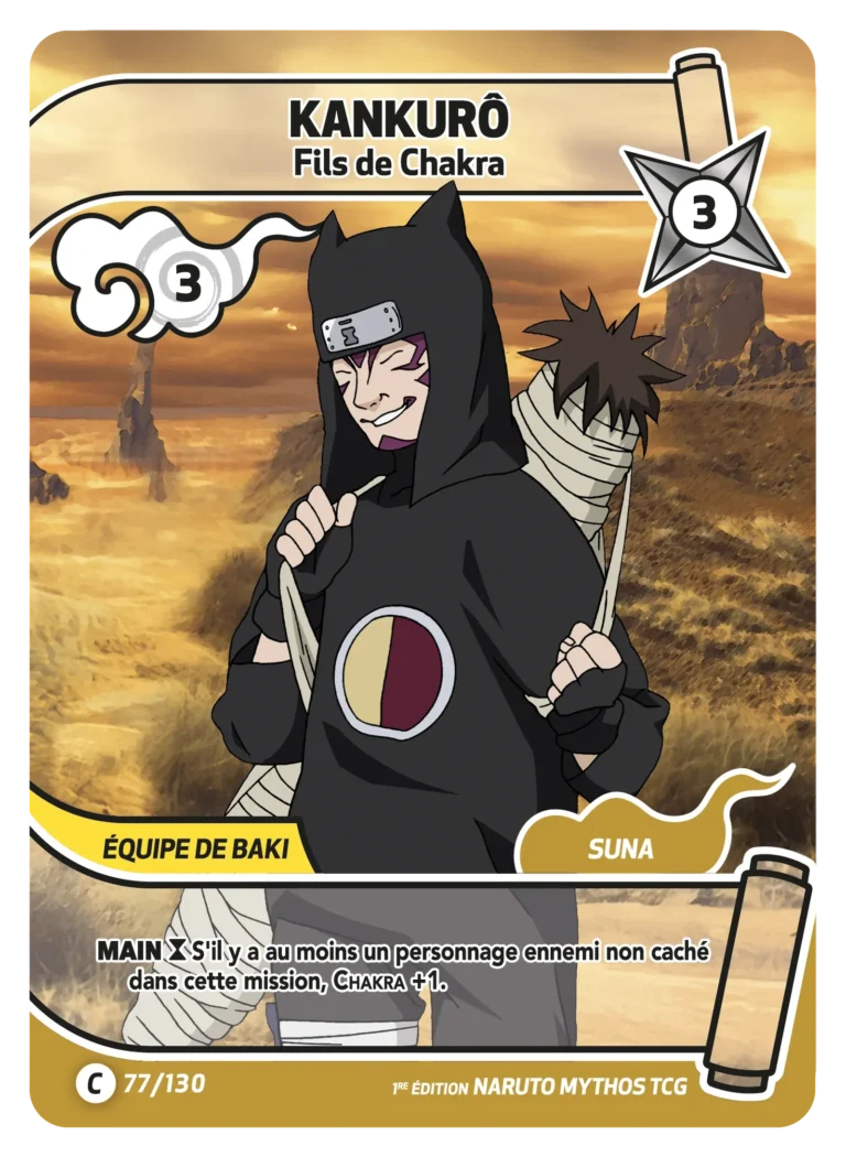 NAR ED1 [FR] W01 (FULL) 077 KANKURO - FILS DE CHAKRA (COMMUNE)