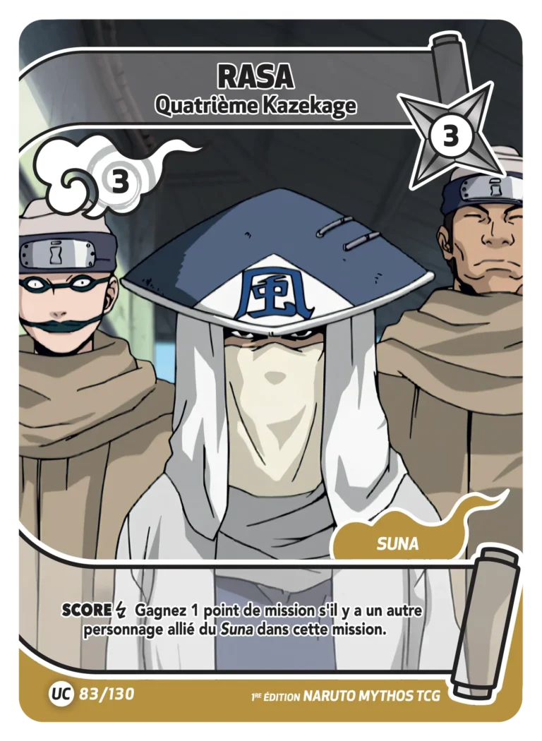 NAR ED1 [FR] W01 (FULL) 083 RASA - QUATRIEME KAZEKAGE (UNCO)