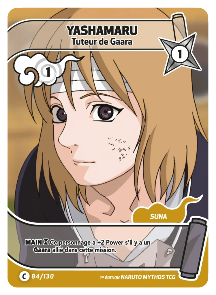 NAR ED1 [FR] W01 (FULL) 084 YASHAMARU - TUTEUR DE GAARA (COMMUNE)