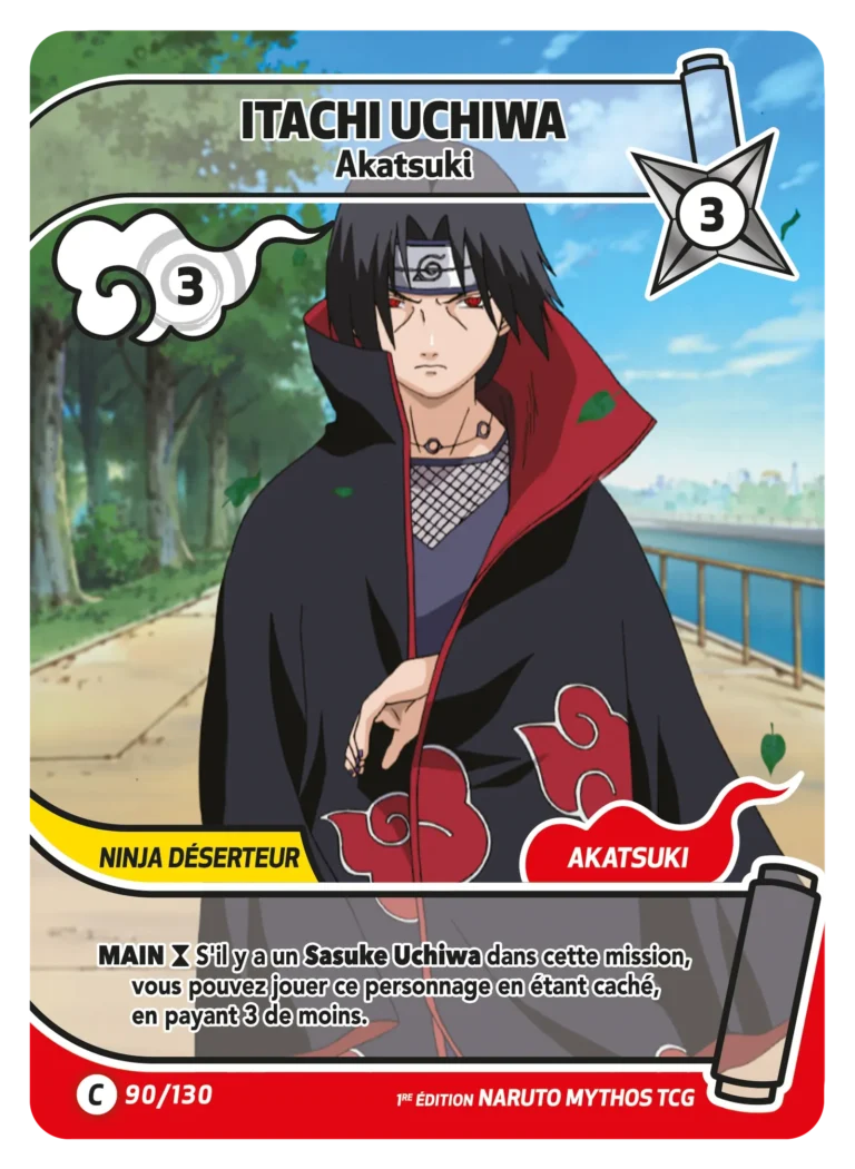 NAR ED1 [FR] W01 (FULL) 090 ITACHI UCHIWA - AKATSUKI (COMMUNE)