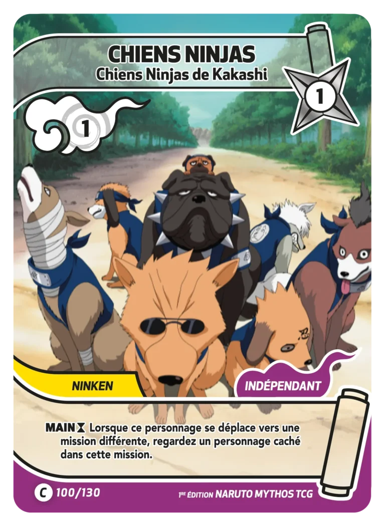 NAR ED1 [FR] W01 (FULL) 100 CHIENS NINJAS - CHIENS NINJAS DE KAKASHI (COMMUNE)
