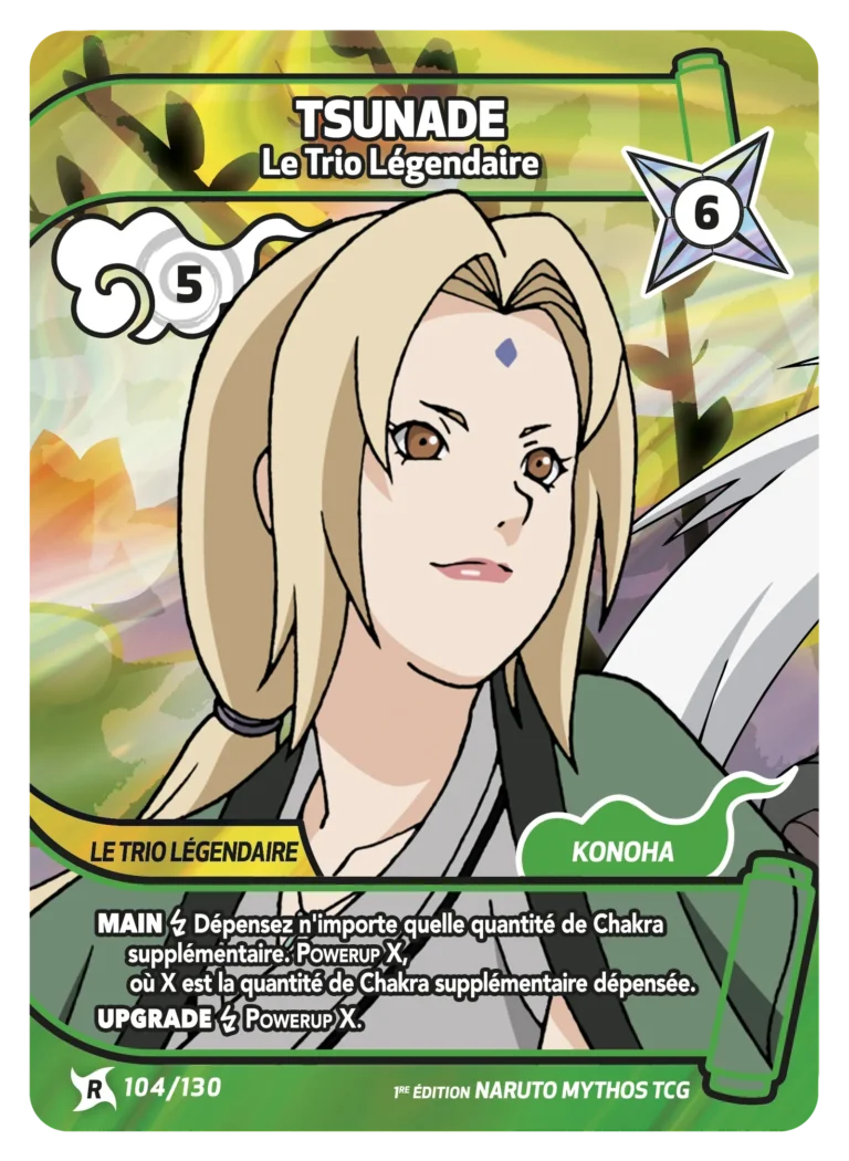NAR ED1 [FR] W01 (SET) 104 TSUNADE - LE TRIO LEGENDAIRE (RARE)