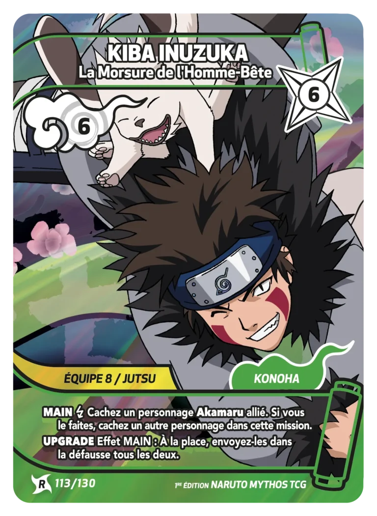 NAR ED1 [FR] W01 (SET) 113 KIBA INUZUKA - LA MORSURE DE L&rsquo;HOMME-BETE (RARE)