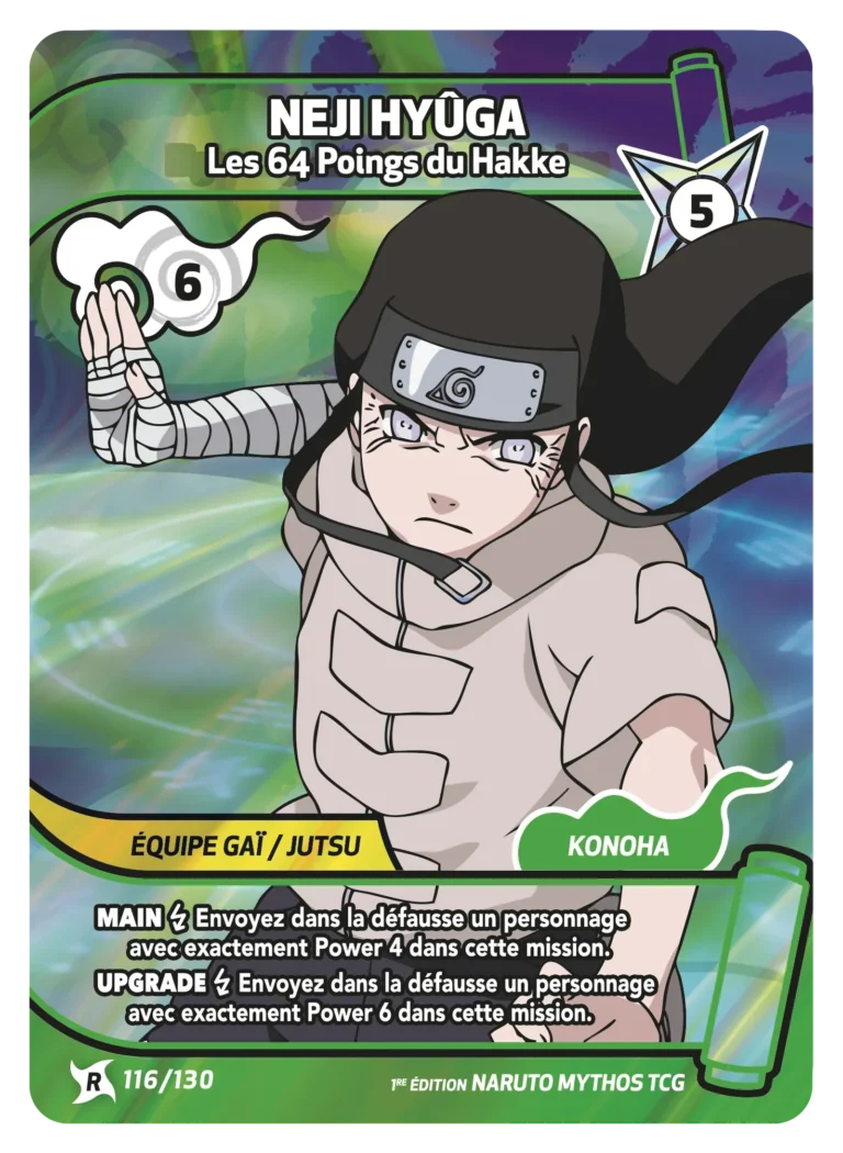 NAR ED1 [FR] W01 (SET) 116 NEJI HY&Ucirc;GA - LES 64 POINGS DU HAKKE (RARE)