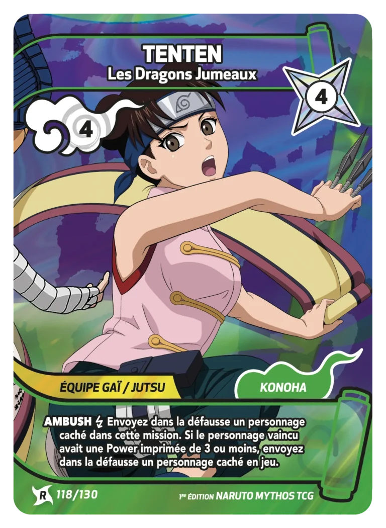NAR ED1 [FR] W01 (SET) 118 TENTEN - LES DRAGONS JUMEAUX (RARE)