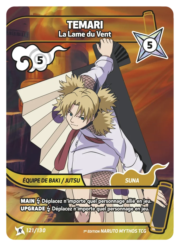 NAR ED1 [FR] W01 (SET) 121 TEMARI - LA LAME DU VENT (RARE)