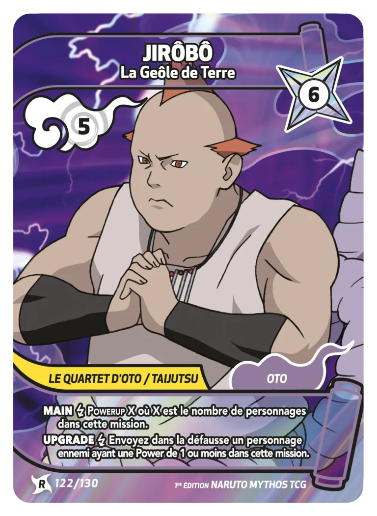 NAR ED1 [FR] W01 (SET) 122 JIR&Ocirc;B&Ocirc; - LA GEOLE DE TERRE (RARE)