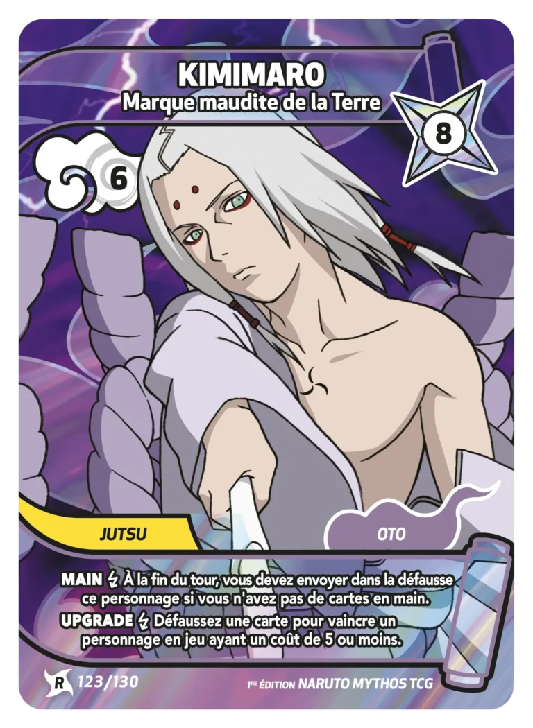 NAR ED1 [FR] W01 (SET) 123 KIMIMARO - MARQUE MAUDITE DE LA TERRE (RARE)