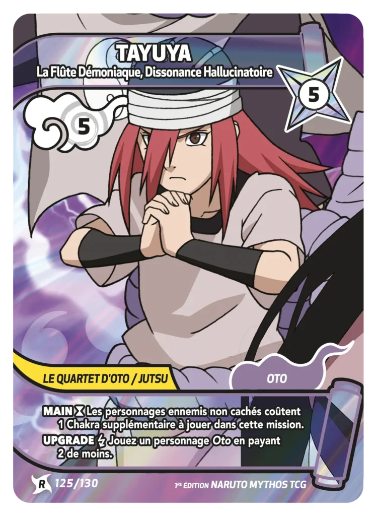 NAR ED1 [FR] W01 (SET) 125 TAYUYA - LA FLUTE DEMONIAQUE DISSONANCE HALLUCINATOIRE (RARE)