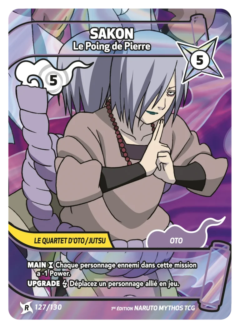 NAR ED1 [FR] W01 (SET) 127 SAKON - LE POING DE PIERRE (RARE)