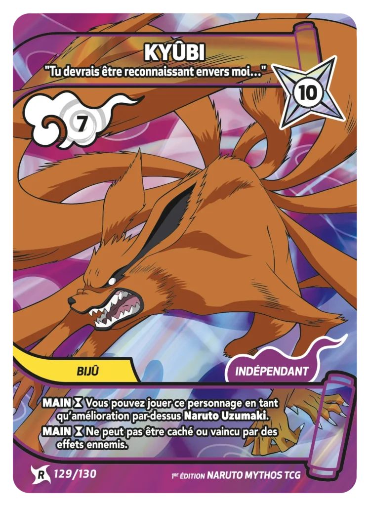 NAR ED1 [FR] W01 (SET) 129 KY&Ucirc;BI - TU DEVRAIS ETRE RECONNAISSANT ENVERS MOI&hellip; (RARE)