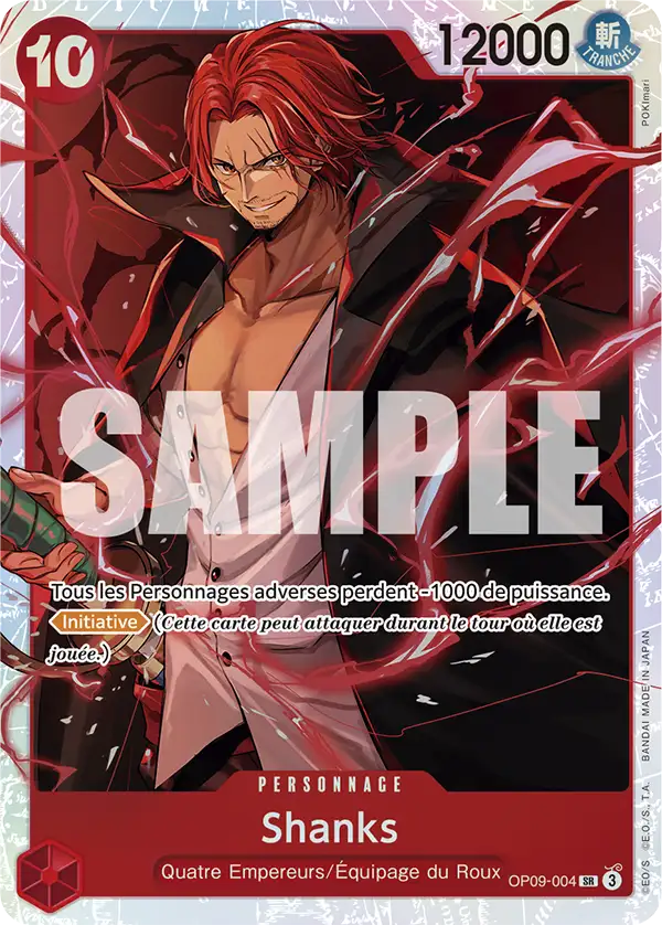 OP [FR] OP09 004 SHANKS (SUPER RARE)