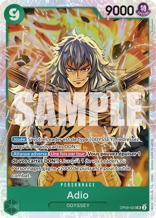 OP [FR] OP09 023 ADIO (SUPER RARE)