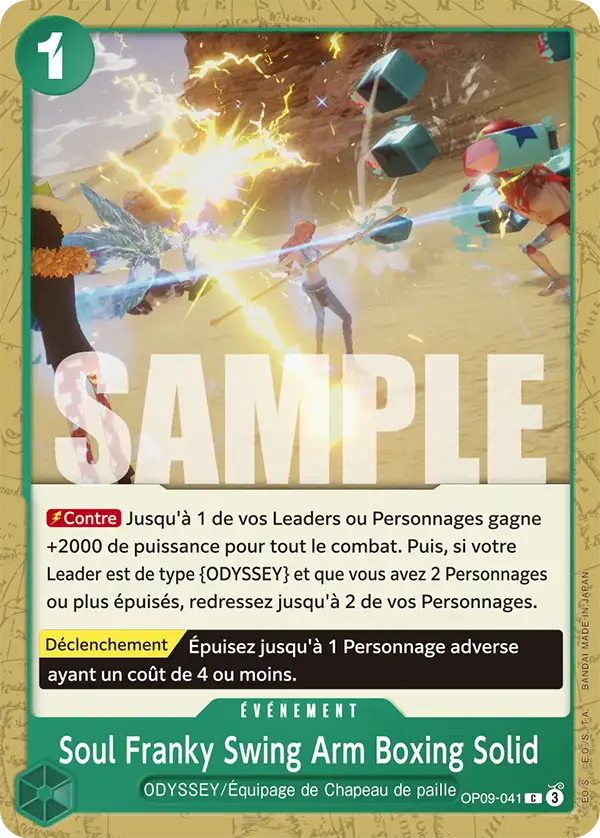 OP [FR] OP09 041 SOUL FRANKY SWING ARM BOXING SOLID