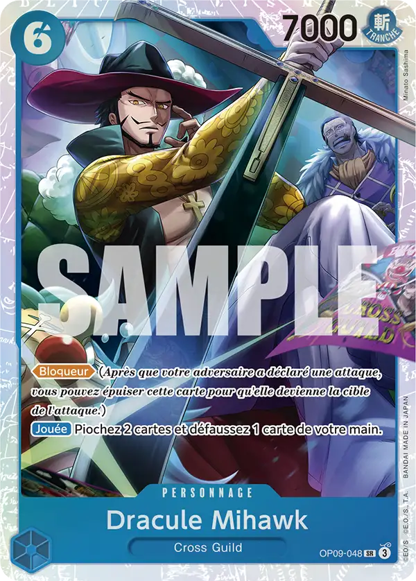 OP [FR] OP09 048 DRACULE MIHAWK (SUPER RARE)