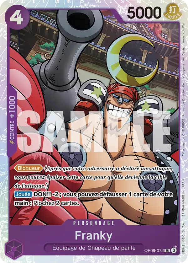OP [FR] OP09 072 FRANKY (SUPER RARE)