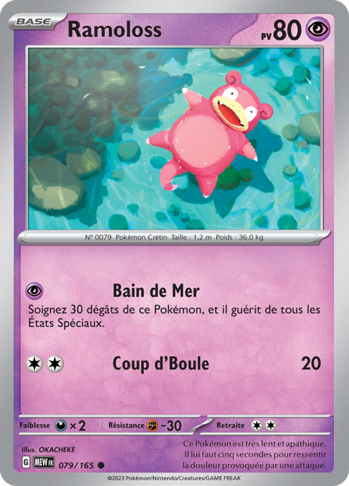 EV03.5 [FR] MEW (REVERSE) 079 RAMOLOSS