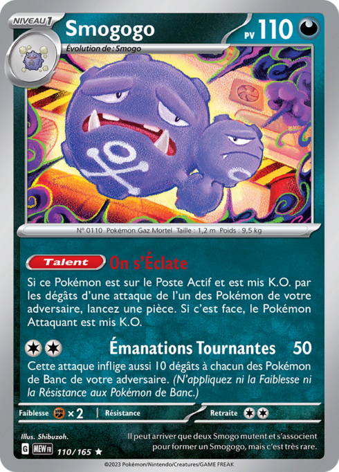 EV03.5 [FR] MEW (REVERSE) 110 SMOGOGO (HOLO)