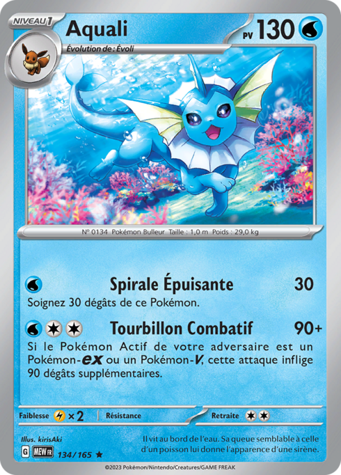 EV03.5 [FR] MEW (REVERSE) 134 AQUALI (HOLO)