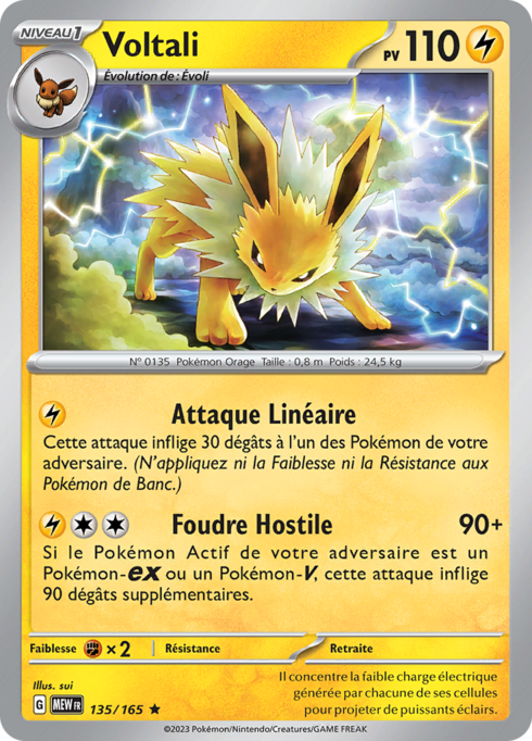EV03.5 [FR] MEW (REVERSE) 135 VOLTALI (HOLO)
