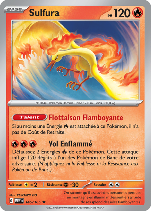 EV03.5 [FR] MEW (REVERSE) 146 SULFURA (HOLO)